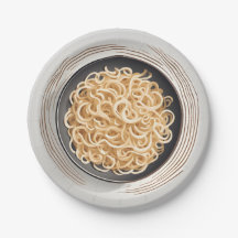 Classic Round Stickers-Noodle Design