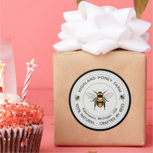 Classic Round Stickers   Pure Honey Custom Level