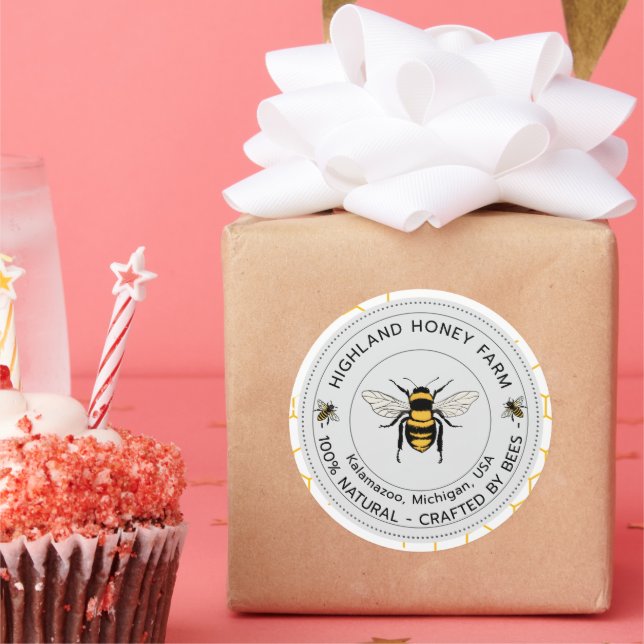 Classic Round Stickers | Pure Honey Custom Sticker (Party)