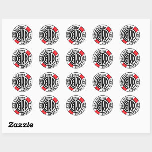 Classic Round Stickers – River Plate Football Club