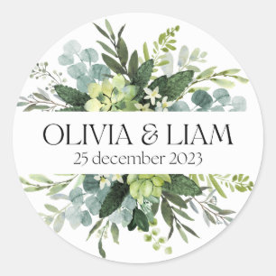 Classic Round Stickers Set