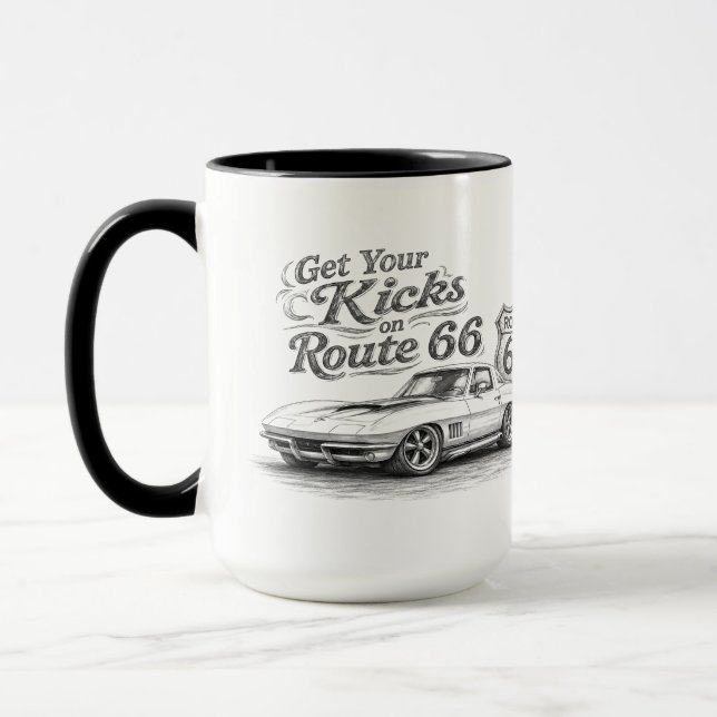 Classic Route 66 Coffee Mug (Left)