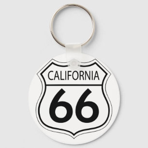 Classic Route 66 Keychain