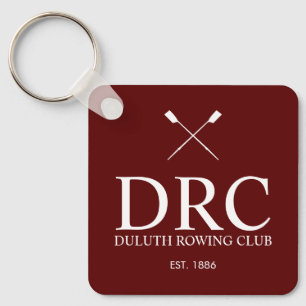 Classic Rowing Club Monogram Keychain