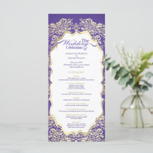 Classic Royal Purple and Gold ornamental Program