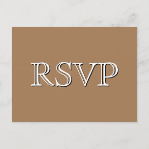 Classic RSVP Postcard
