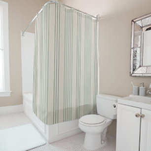 Classic Sage Green Ticking Stripe Pattern