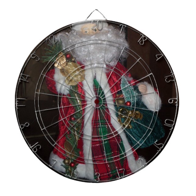 Classic Santa Claus: A Timeless Holiday Icon Dartboard (Front)