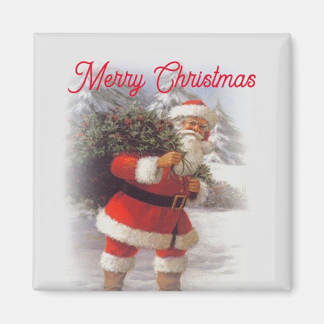Classic Santa Claus  Magnet (Front)