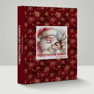 Classic Santa Rudolph Memory Album Xmas Edition Binder