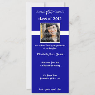 Classic School Graduation Invitations