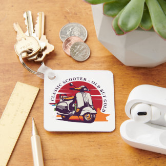 Classic Scooter Keychain
