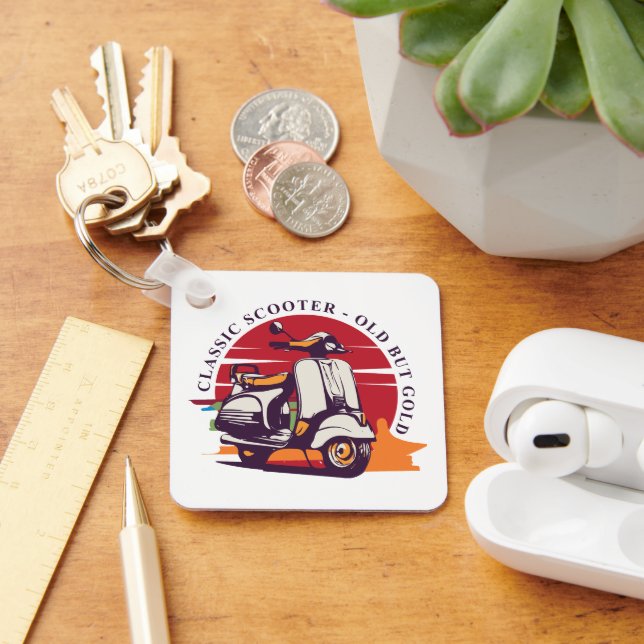 Classic Scooter Keychain (Desk)