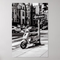 Classic Scooter Poster | New York USA