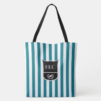 Classic Scottie Monogram Personalize Tote Bag