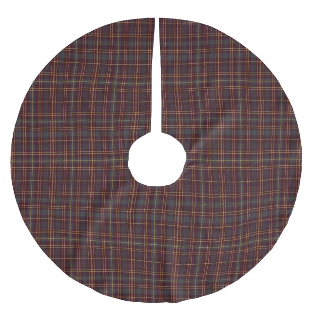 Classic Scottish Pattern Brushed Polyester Tree Skirt (Front)