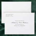 Classic Script Addressed Envelopes