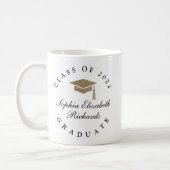 Classic Script Graduation Coffee Mug (Left)
