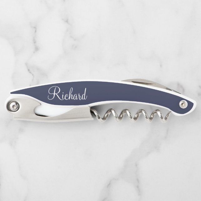 Classic Script Personalized Name Corkscrew (Front)