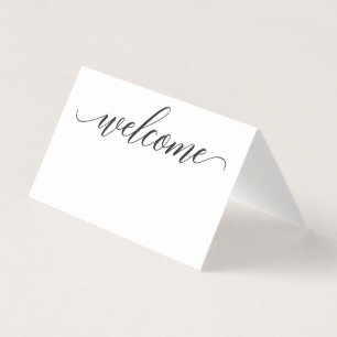 Classic Script Place Cards - Escort Cards