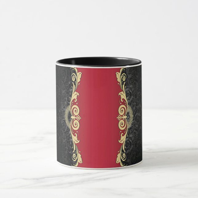 Classic Scrollwork Style  Mug (Center)