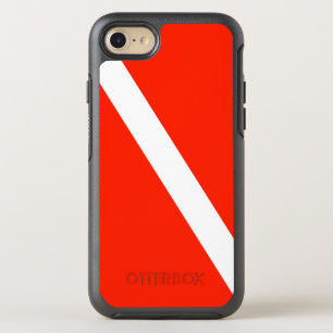 Classic Scuba Dive Flag OtterBox Symmetry iPhone 8/7 Case