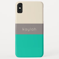 Classic Seafoam Colour Block with Name
