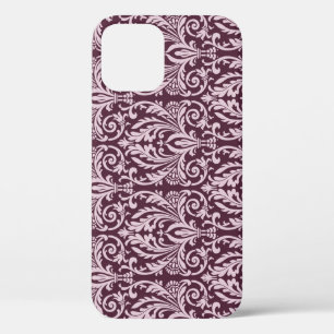 Classic seamless damask wallpaper. iPhone 12 case