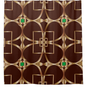 Classic seamless geometric pattern on a brown back