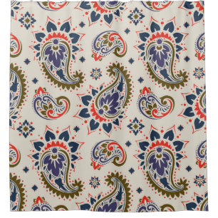 Classic seamless paisley pattern design.