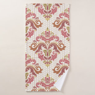 Classic seamless pattern. Damask orient colourful  Bath Towel