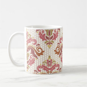 Classic seamless pattern. Damask orient colourful  Coffee Mug