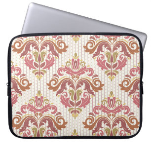 Classic seamless pattern. Damask orient colourful  Laptop Sleeve