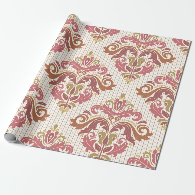 Classic seamless pattern. Damask orient colourful  Wrapping Paper (Unrolled)
