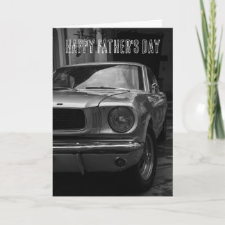 CLASSIC SEVENTIES CAR FATHER'S DAY CARD