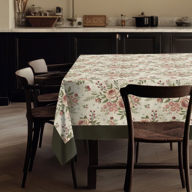 Classic Shabby Chic Timeless Dining Experience Tablecloth (Classic Shabby Chic Timeless Dining Experience Tablecloth)