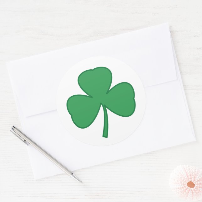 Classic Shamrock Stickers (Envelope)