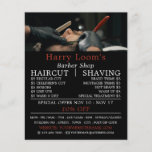 Classic Shave, Men's Barbers Advertising Flyer<br><div class="desc">Classic Shave,  Men's Barbers Advertising Flyers By The Business Card Store.</div>