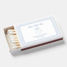Classic Simple Ahoy Baby Boy Elegant Shower