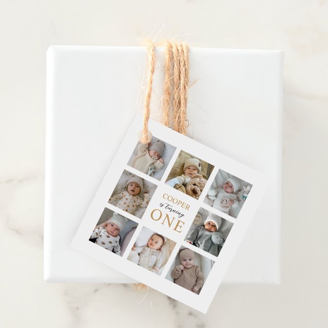 Classic Simple Custom Photo Favour Tags (Creator Uploaded)