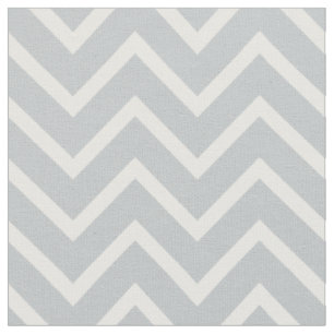 Classic simple grey and white Chevron Fabric