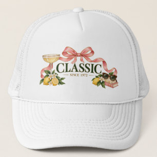 Classic Since 1972 Retro Glam Design Trucker Hat