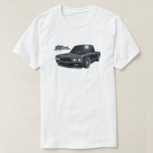 Classic Slammed Luv Truck in Black T-Shirt