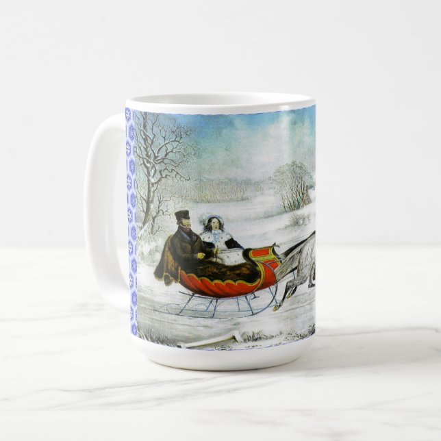 Classic Sleigh Ride Mug (Front Left)