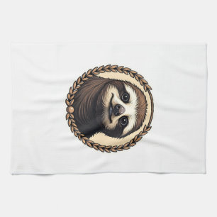 Classic Sloth Engraving Nature Shirt (1) Kitchen Towel