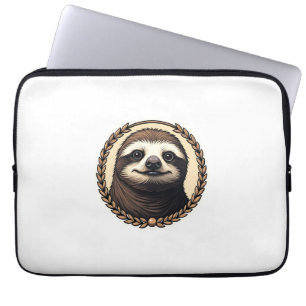 Classic Sloth Engraving Nature Shirt (1) Laptop Sleeve