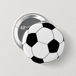 Classic Soccer Ball Football Pin Button