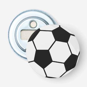 Classic Soccer Ball Graphic Traditional Sports Fan Bottle Opener