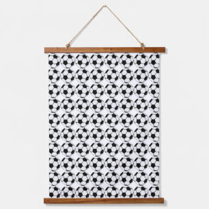 Classic Soccer Ball Graphic Traditional Sports Fan Hanging Tapestry
