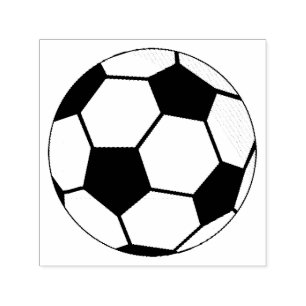 Classic Soccer Ball Graphic Traditional Sports Fan Self-inking Stamp
